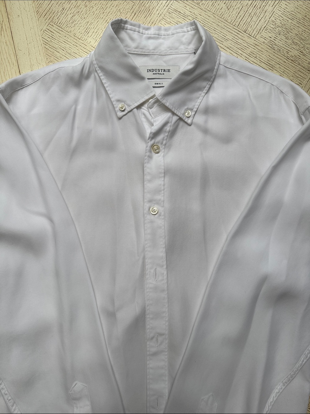 Industrie Australia White Button-Down Shirt (small)